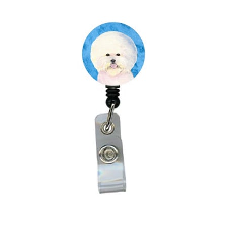 Teachers Aid Bichon Frise Retractable Badge Reel Or Id Holder With Clip TE242185